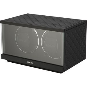 Benson Swiss Series Double 2.20 Black Leather watch winder