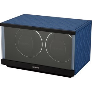 Benson Swiss Series Double 2.20 Blue Leather watch winder