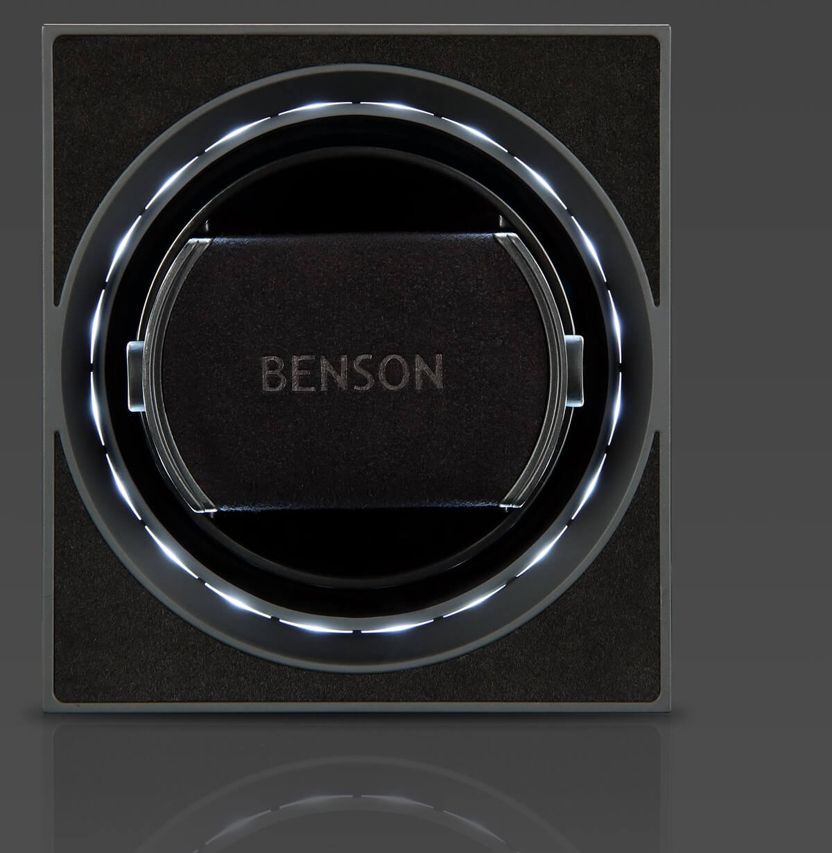 Benson Compact Aluminium 1 Light Gray